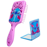 Disney Detangle Hair Brush, Paddle Brush and Compact Mirror Set - Gifts for her