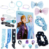 Disney Frozen Advent Calendar 2024, Girls Hair Accessories Countdown Calendar (Blue/Purple)