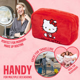 Hello Kitty Fluffy Toiletries Bag, Cute Makeup Bag Travel - Gifts for Her