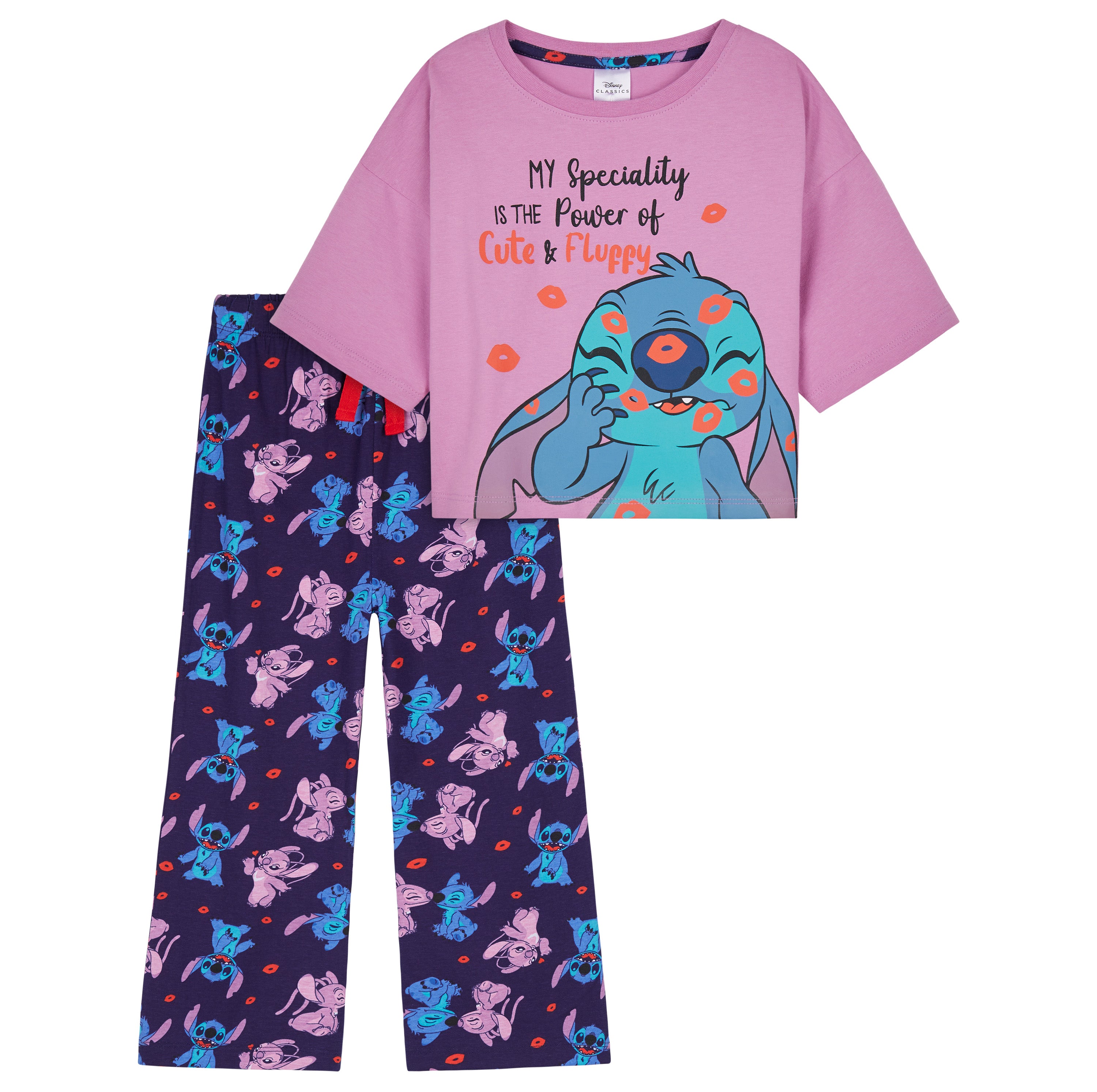 Disney Stitch Girls Pyjamas Set for Kids - Get Trend