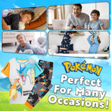 Pokemon Boys Pyjamas Set - Lounge Wear T-Shirt and Long Bottoms Set - Get Trend