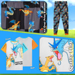 Pokemon Boys Pyjamas Set - Lounge Wear T-Shirt and Long Bottoms Set - Get Trend