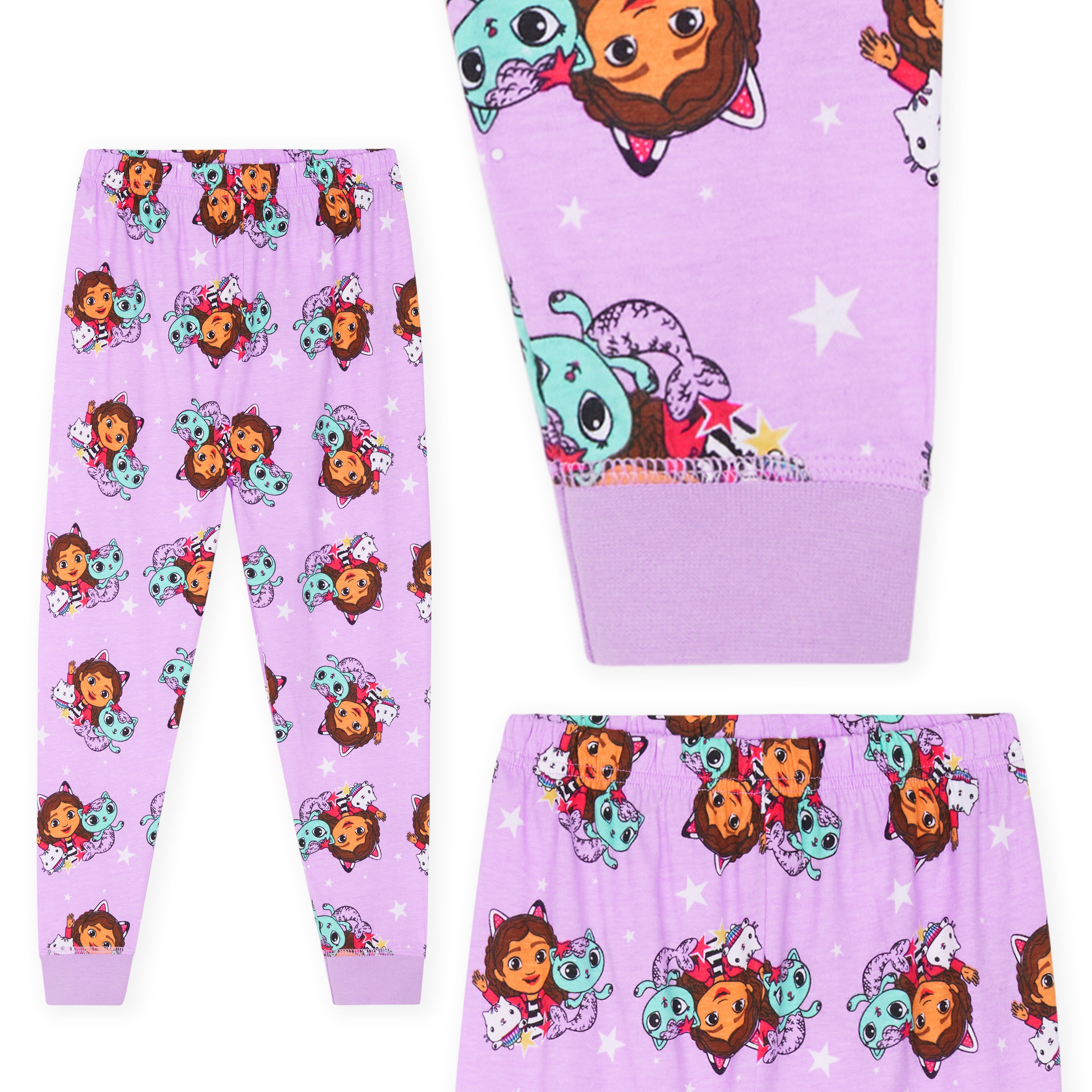 Gabby’s Dollhouse Girls Pyjamas,  Kids 2 Piece Nightwear Set - Get Trend