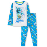 Disney Monsters Inc Pyjamas for Kids - 2 Piece Lounge Wear Long Top and Bottoms - Get Trend