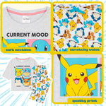 Pokemon Girls Pyjamas Set, Soft Breathable Nightwear - Get Trend