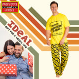 Only Fools and Horses Mens Pyjamas Set - Yellow - Get Trend