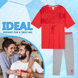 Liverpool F.C. Mens Pyjamas Set - Red & Grey - Get Trend