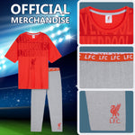 Liverpool F.C. Mens Pyjamas Set - Red & Grey - Get Trend