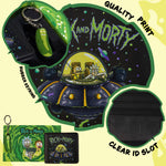 RICK AND MORTY Card Wallet and Keyring Set for Men - Get Trend