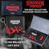 Stranger Things Card Wallet and Keyring Set for Adults - Get Trend