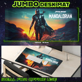 Disney Stitch Desk Mat, Large Mouse Mat - Mandalorian - Get Trend