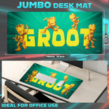 Marvel Avengers Desk Mat, Large Mouse Mat - Green Groot - Get Trend