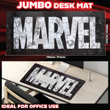 Marvel Avengers Desk Mat,  Large Mouse Mat - Black Marvel - Get Trend