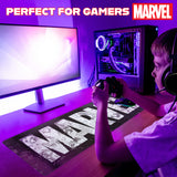 Marvel Avengers Desk Mat,  Large Mouse Mat - Black Marvel - Get Trend