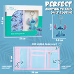 Disney Stitch Kids Wallet and Keyring Gift Set - Blue Stitch - Get Trend