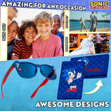 Sonic The Hedgehog Boys UV Protection Sunglasses and Trifold Wallet Set - Get Trend