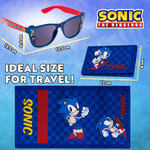 Sonic The Hedgehog Boys UV Protection Sunglasses and Trifold Wallet Set - Get Trend