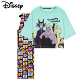 Disney Womens Pyjamas Set - Multi Villains - Get Trend