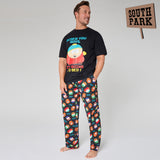 South Park Mens Pyjamas Set, T-Shirt & Long Bottoms PJs Set for Men - Get Trend