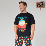 South Park Mens Pyjamas Set, T-Shirt & Long Bottoms PJs Set for Men - Get Trend