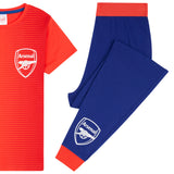 Arsenal F.C. Boys Pyjamas Set - Nightwear PJs for Kids - RED & BLUE - Get Trend