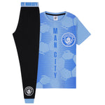 Manchester City FC Boys Pyjamas Set - Nightwear PJs for Kids - Get Trend