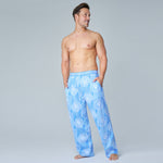 Manchester City FC Mens Pyjama Bottoms - Light Blue - Get Trend