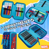 Marvel Pencil Case with Stationery, Spiderman Filled Pencil Case - Get Trend