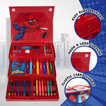 Marvel Spiderman Art Sets for Kids with Crayons, Markers & Colouring Pencils - Get Trend