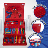 Marvel Spiderman Art Sets for Kids with Crayons, Markers & Colouring Pencils - Get Trend