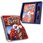 Marvel Kids Diary - Spiderman Mood Journal with Stickers and Pen - Get Trend