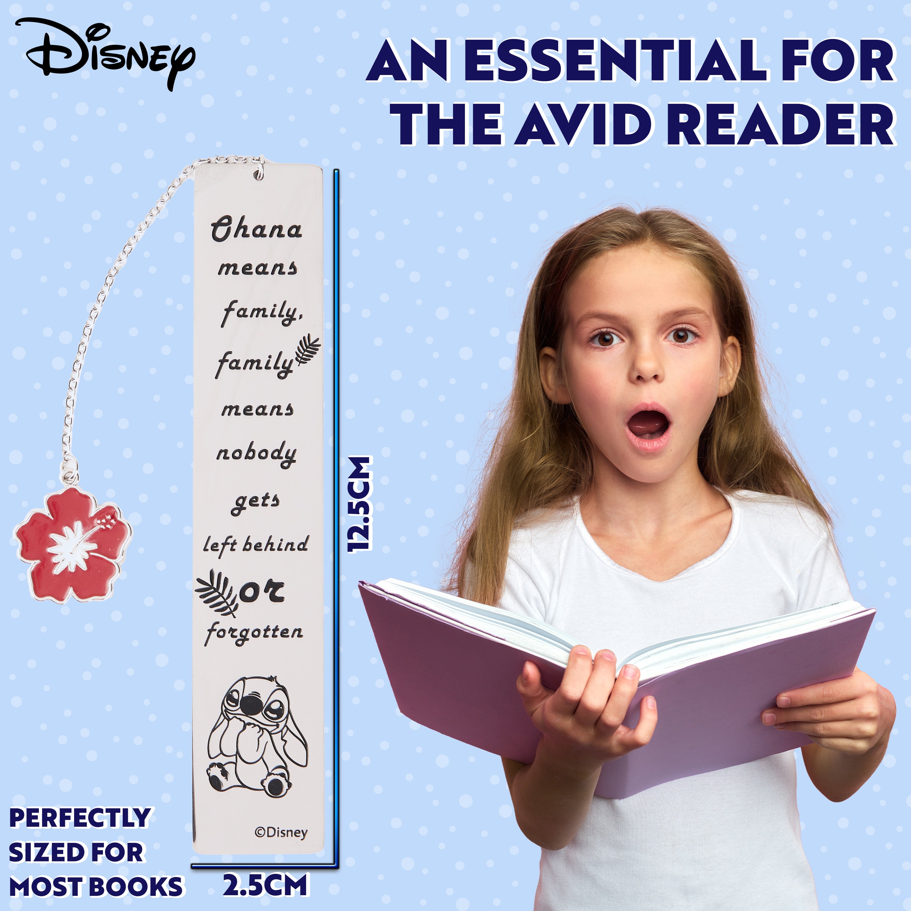 Disney Metal Bookmarks for Women with Gift Box - Stitch - Get Trend