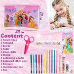 Disney Princess Kids Pencil Case with Cute Stationery Included - Get Trend