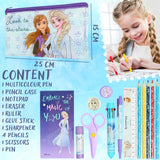 Disney Frozen Girls Pencil Case with Cute Stationery Included, School Supplies