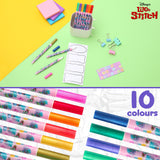 Disney Stitch  Glitter Gel Pens for Kids, Coloured Pens Pack of 10s - Kids Gifts