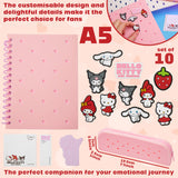 Hello Kitty A5 Diary and Stationery Set with Customisable Character Pins