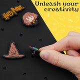 Harry Potter A5 Diary and Stationery Set with Customisable Chibi Character Pins