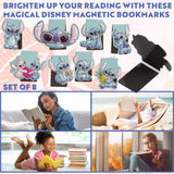 Disney Stitch Magnetic Bookmark Page Clip Pack of 8 - Stitch Gifts for Her (Blue 8 Pack)