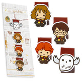 Harry Potter Magnetic Bookmark Page Clip Pack of 4 School - Reading Gifts (Multi 4 Pack)