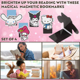 Hello Kitty Magnetic Bookmark Page Clip Pack of 4 School Reading Gifts for Her