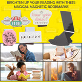 FRIENDS Magnetic Bookmark Page Clip Pack of 4 School Reading Gifts