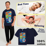 Marvel Mens Pyjamas Set - Comfy Cotton Loungewear for Dad - Get Trend