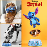 Disney Stitch Dog Toy and Food Bowl Set Squeaky Soft ToyNon Slip Food Bowl - Dog Gifts