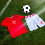 Manchester United Short Pyjama for Boys (UK, Age, 11 Years, 12 Years, Regular, Red/Grey)