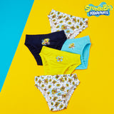 SPONGEBOB SQUAREPANTS Boys Underwear Briefs - Pack of 5