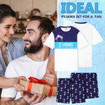 Tottenham Hotspur Mens Pyjamas Set, Spurs Gifts for Men - White/Navy - Get Trend