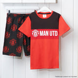 Manchester United F.C. Boys Short Pyjamas Set, Breathable Lounge Wear -  Gifts