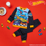 Hot Wheels Boys Long Pyjamas Set, Comfortable 2 Piece Nightwear Set - Boys Gifts