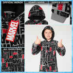 Marvel Fleece Onesie for Boys - Hooded Onesie for Kids - Get Trend