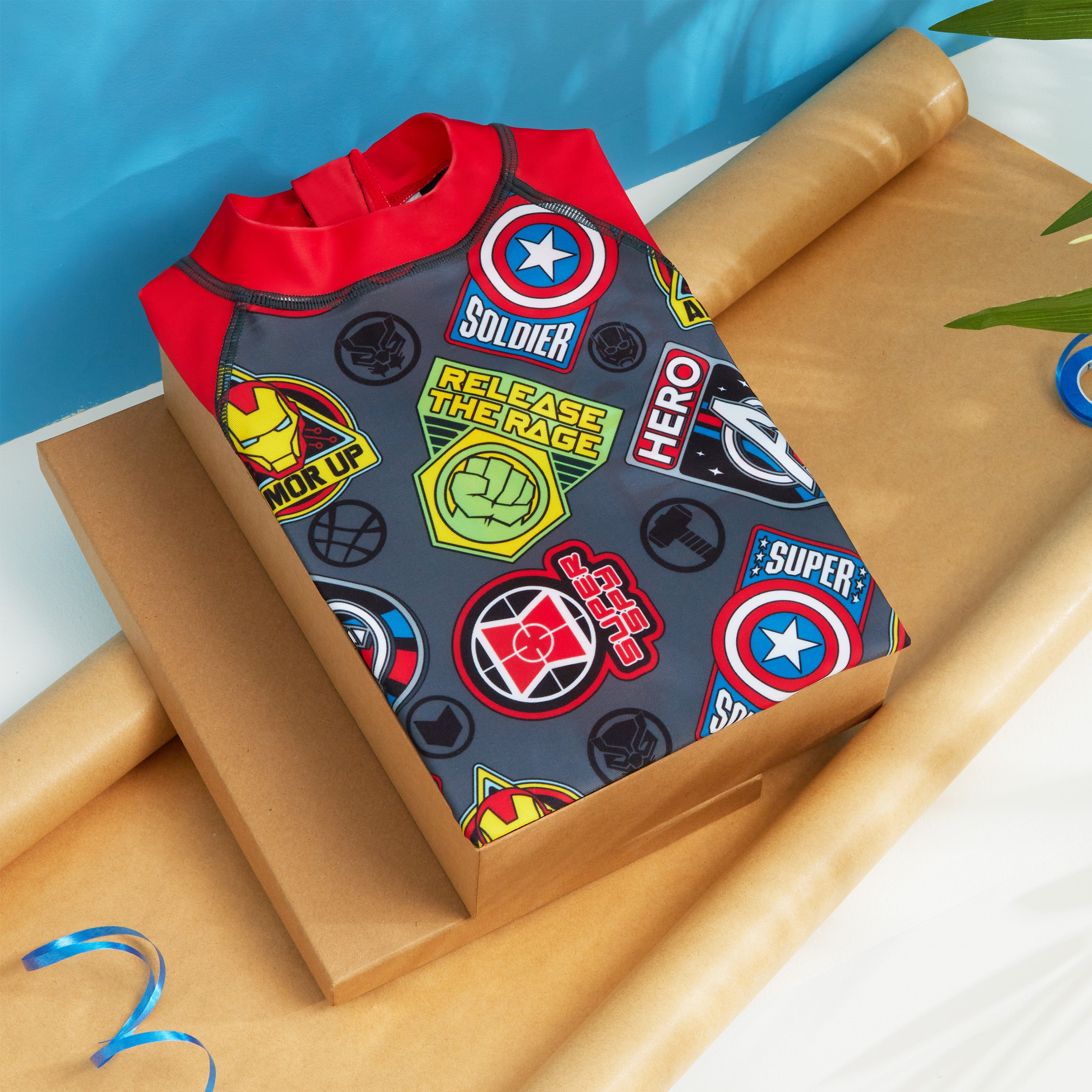 Marvel Kids Swimming Costume Summer Holiday Essentials for Kids - Get Trend